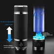 2021 New SUS 316 Stainless Steel Portable SPE/PEM Hydrogen Water Generator Bottle With Inhalation For Health Treatment