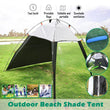 Portable Sun Shelter Tent for Beach Canopy Sun Shade Patchwork Foldable Travel Outdoor Camping Fishing UV Protection Tents#g4
