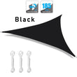 Multi-size Triangle Sun Shade Sail Waterproof Outdoor Garden Patio Party Sunscreen Awing Sun Canopy For Beach Camping Pool