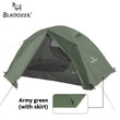 Blackdeer Archeos 2P 3 People Backpacking Tent Outdoor Camping 4 Season Tent With Snow Skirt Double Layer Waterproof Hiking Tent