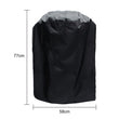 BBQ Grill Cover 7 Sizes Black Outdoor Waterproof Barbeque Cover Anti-Dust Protector For Gas Charcoal Electric Barbecue Grill