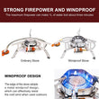 Widesea Wind proof outdoor gas burner camping stove lighter tourist equipment kitchen cylinder propane grill