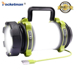 8000 Lumen 100W Long Use,USB Rechargeable LED Torch Camping Lantern Water Resistant Outdoor Search Flashlight for Fish Hunt