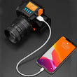 Rechargeable Sensor LED Headlamp Zoom Fishing Headlamp Torch Outdoor Super Bright Headlamp Waterproof Camping Hunting Head Lamp
