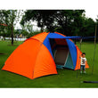 Big Camping Tent Separate Dual Layer Family Travel Fishing Tent 5-8 Person Waterproof Outdoor Tent 2 Room 1 Hall 420x220x175cm