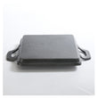 14*13.5cm Cast Iron Square Grill Plate with Double Ears Easy Access Steak Grill Pan Utensils for ki