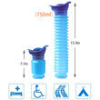 Outdoor Portable Urine bag Women Men Children 750ML Mini Toilet For Travel Camp Hiking Potty Children Training Foldable ansblue
