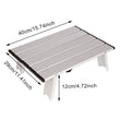 Portable Mini Picnic Table Beach Camping Travel 7075 Aluminum Ultralight Folding Waterproof Foldable 40DC23