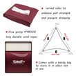 5x5x5M Wine red Sun Shade Sail Canopy for 98%UV Block For Outdoor Facility&Activities Patio Garden Backyard Awning