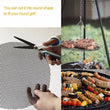 30x40CM Non-Stick Grid Shape BBQ Mat Cooking Grilling Sheet Liner Fish Vegetable Smoker Mats Outdoor Baking Kitchen Accessories