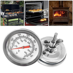 100-800℉/100-1000℉ Stainless Stee Barbecue Smoker Grill Meat Thermometer BBQ Cooking Food Accessories Dial Temperature