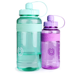 Sports Water Bottle with Straw Large Capacity Gourd Bottles Travel Camping Equipment Outdoor Drinkware Eco Friendly Cup Drinking