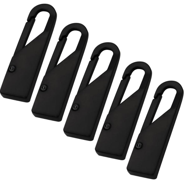 5pcs Fashion Zipper Slider Instant Universal Repair Kit Replacement for Broken Buckle Travel Bag Suitcase Tent Backpack Zipper