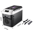 20L Car Home Mini Refrigerator Fridges DC12/24V Freezer Cooler Heater Keep Warm Fresh for Car Home Pinic Camping -18~65 Degrees