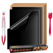 1/3Pcs Non-stick BBQ Grill Mat 40*33cm Baking Mat Cooking Grilling Sheet Heat Resistance Easily Cleaned Kitchen For Party