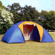 5-8 Person Big Camping Tent Double Layer Waterproof Two Bedrooms Travel Tent for Family Party Travel Fishing 420x220x175CM