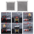 Portable Stove Top Grill Net Mini Folding Stove Grill Rack Holder Heating Bracket Support Tray Kitchen BBQ Cooking Tools