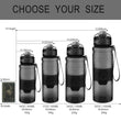 ZORRI Sport Water Bottles BPA-free Tritan Flask Gym anti-fall Leak-proof 500ml/1000ml CE / EU Drinkware shaker YOGA Drink Bottle