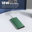 TOPK I1006P Power Bank 10000mAh Portable Charger LED External Battery PowerBank PD Two-way Fast Charging PoverBank for Xiaomi mi