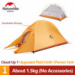 Naturehike Cloud Up Outdoor Camping Tent Ultralight 1 2 3 man 20D Silica Gel Single Double Persons Tent Hiking With Free Mat