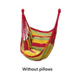 Camping Hammock Portable Swing Chair Hanging Rope Chair Swing Chair Seat for Adults Kids Garden Thickened Hammock Indoor Outdoor