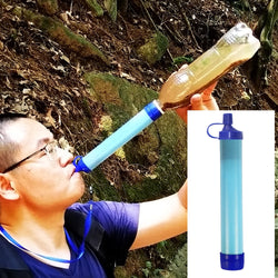 Outdoor Water Purifier Camping Hiking Emergency Life Survival Portable PurifierTravel Wild drink Ultrafiltration Water Filter
