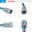 16mm 19mm 22mm 25mm cable socket for LED push button switch Car wires stable lamp light button computer power cable connector