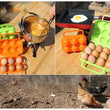 Grid Egg Storage Box Portable Egg Holder Container for Outdoor Camping Picnic Eggs Box Case Kitchen Organizer Convenient Case