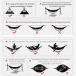Portable Hanging Hammock Indoor Home Bedroom Hammock Lazy Chair Travel Outdoor Camping Swing Chair Thick Canvas Bed Hammocks