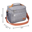 TOMULE Thermal Insulated Lunch Bag Portable Cooler Handbag 9L Picnic Bento Food Storage Bags Travel Food Shoulder Lunch Box Tote