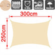 Waterproof SunShade Sail Outdoor Awnings For Garden Sun Shade Sail Beach Tent Camping Canopy Yard Sails Pool Partio Sun-Shelter