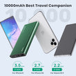 TOPK I1006P Power Bank 10000mAh Portable Charger LED External Battery PowerBank PD Two-way Fast Charging PoverBank for Xiaomi mi