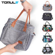 TOMULE Portable Lunch Bag Thermal Insulated Cooler Bag Picnic Food Storage Bags 9L Shoulder Lunch Box Tote Travel Picnic Handbag