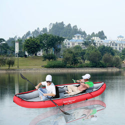 Solar marine 2 persons 330 cm  inflatable portable water sport kayak canoe  boat folding fishing boat extreme sport competition