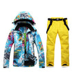 2022 new Ski suit Women's Suit Winter Outdoor Single Board, Double  ski jacket + ski pants Waterproof Good Quality Free Shipping