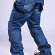 Mens Snow Pants Outdoor Sports Wear Strap Trousers Snowboard Clothing Waterproof Windproof Winter Ski Suit Bibs Denim Style