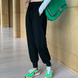 Women's pants winter new European goods tide net red Harlan casual pants BF beam pants large size plus velvet sports pants women