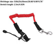 Elastic Kayak Canoe Paddle Leash Surfboard Surfing Rope Rowing Safety Leash Rowing Boats Lanyard Fishing Rod Kayak Accessories