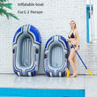 1-2 Person Thickening PVC Inflatable Boat Raft River Lake Dinghy Boats Kayak Canoe Pump Drifting Fishing Rowing Air Boat and Oar