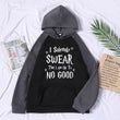 Pullovers 2021 New Fall Winter Woman Raglan Sleeve I Solemnly Swear That I Am Up To No Good Hoodies Fashion Hip-Hop Sweatshirts