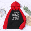 Pullovers 2021 New Fall Winter Woman Raglan Sleeve I Solemnly Swear That I Am Up To No Good Hoodies Fashion Hip-Hop Sweatshirts