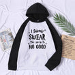 Pullovers 2021 New Fall Winter Woman Raglan Sleeve I Solemnly Swear That I Am Up To No Good Hoodies Fashion Hip-Hop Sweatshirts
