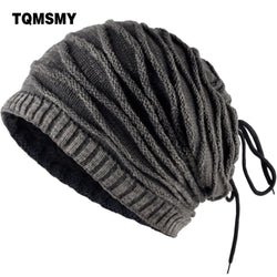 TQMSMY Unisex men and women winter beanie hat cap skullies men collar scarf good elasticity double use with velvet mask TMC09