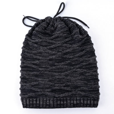 TQMSMY Unisex men and women winter beanie hat cap skullies men collar scarf good elasticity double use with velvet mask TMC09