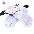 Extra Thick Men Women 2-IN-1 Mittens Ski Gloves Snowboard Snow Winter Sports Warm Waterproof Windproof Skiing Faux Leather Plam