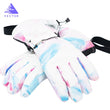 Extra Thick Men Women 2-IN-1 Mittens Ski Gloves Snowboard Snow Winter Sports Warm Waterproof Windproof Skiing Faux Leather Plam