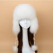 2021 100% Fashion New Style Winter Russian Natural Real Fox Fur Hat Hot Sale Women Warm Good Quality Genuine Real Fox Fur Cap