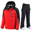 New 2022 Ski Suit Men Winter Windproof Thicken Warm Coat Snow Clothes Men Ski Sets Jacket Skiing And Snowboarding Suits Brands