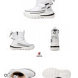 Baasploa 2021 Winter Shoes Boot Cotton Shoes Non-slip Wear-resistant Snow Boots High gang thick-soled Comfortable Female Shoes