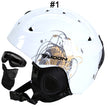 MOON Skiing Helmet Autumn Winter Adult and Children Snowboard Skateboard Skiing Equipment Snow Sports Safty Ski Helmets